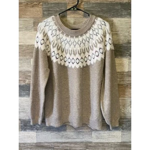 Maurices Women's Fair Isle Crew Neck Sweater XL Multicolor Pullover Soft NWT - Picture 1 of 9