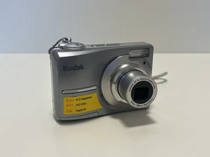 Kodak EasyShare C813 digital camera 8.2 MP Silver | Vintage | TESTED & WORKING - Bild 1 von 5