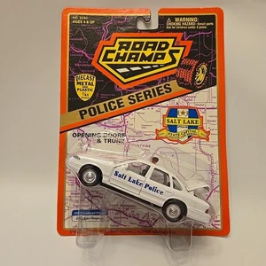 Réplica de vehículo de emergencia Road Champs Police Series 1996 escala 1/43 - Salt Lake - Imagen 1 de 4