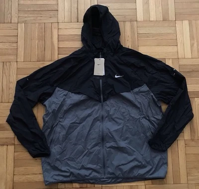 Talla XXL 2XL Hombres Nike Stride Repel Ligera Chaqueta para Correr Negra HV4548-011 Foto 1 de 4