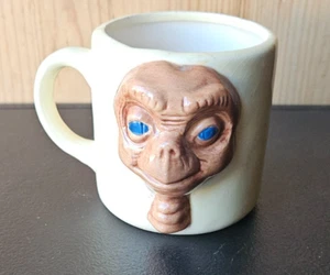 E.T. LA TAZA RECUERDO CERÁMICA IMAGEN 3D EXTRATERRESTRE 1984. - Imagen 1 de 10