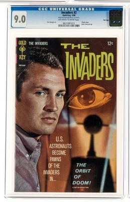 The Invaders #2 File Copy (Gold Key, 1968) CGC NM 9.0 Off-white pages. - Image 1 of 4