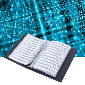 0201 170 Value Resistors Tool Electron Components Plastic Sample Book Black - Picture 1 of 9