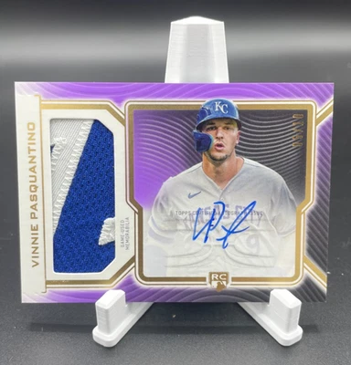 2023 Topps Definitive - Vinnie Pasquantino Rookie Game Used Patch/Auto 5/10 🔥 - Image 1 of 2