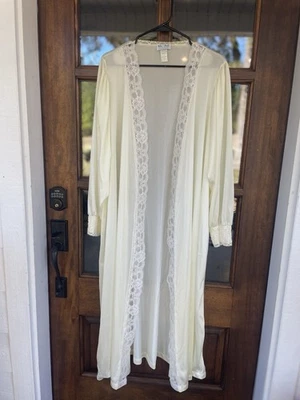 Ropa de dormir kimono vintage de encaje talla grande talla XL Foto 1 de 4