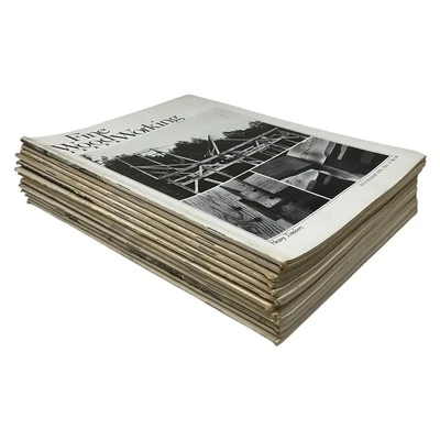 Fine Woodworking Magazine Complete Years 1979 and 1980 12 Vintage Issues Foto 1 de 4