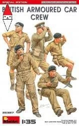 MINI ART 1/35 BRITISH ARMOURED CAR CREW. SPECIAL EDITION - Immagine 1 di 1