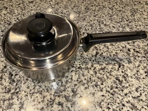 Royal Prestige 2 Quart 7-lagig Titan Silber Legierung Kupfer Hergestellt in den USA mit Deckel - Bild 1 von 11