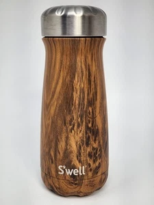 Botella de agua S'Well Elements aislada de acero inoxidable Traveler 16 oz., madera de teca - Imagen 1 de 13