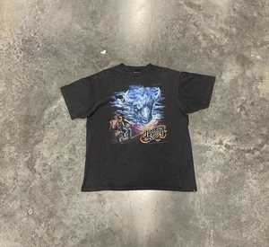 Maglietta Vintage Follow The Spirit Buffalo American Biker Nera RARA L - Foto 1 di 5