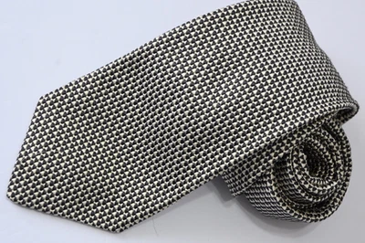 VALENTINO BOUTIQUE NEGRO SEDA CUELLO HOMBRE CORBATA W:4" POR L:60" NUEVO Foto 1 de 4