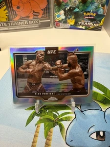 2025 Topps Chrome UFC Alex Pereira #2 Serpa Refractor - Picture 1 of 10