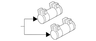 Abrazadera silenciador trasero original Volkswagen 1K0-253-141-S Foto 1 de 4