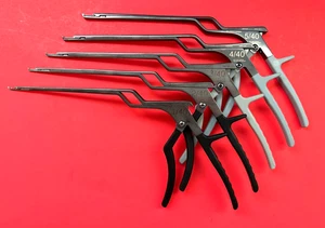 Original SET Medtronic METRx II Bayoneted Kerrison Rongeur, 1mm,2mm3mm4mm5mm 40º - Picture 1 of 12