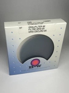 B+W Filter 67mm 103 Granufilter 8X Neutral Density 8X 73084 NEW Photo Filter - Picture 1 of 1