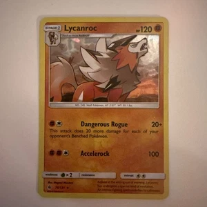 Pokemon Lycanroc 76/131 - SM Verbotenes Licht - Shatter Holo - Top Zustand - Bild 1 von 3