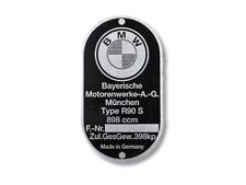 BMW R90S Typenschild Schild id plate