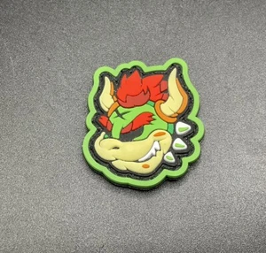Castle x Grayscale CxG Smashed Brothers Gear King Koopa EDC PVC Pouch Patch - Picture 1 of 2