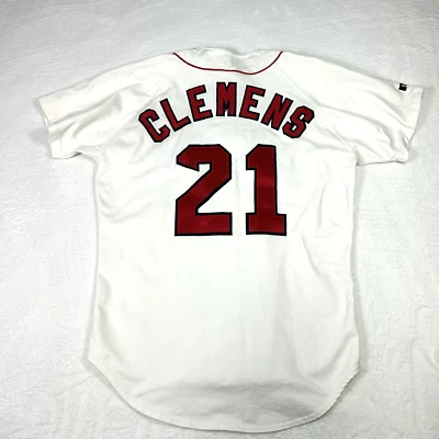 Roger Clemens Red Sox 1993 Russell Diamond Collection Jersey VTG 44 Made in USA - Image 1 of 4