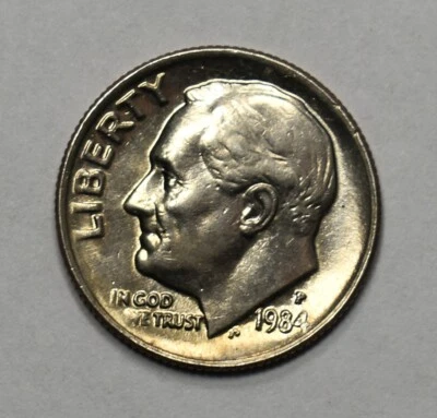 1984 P ROOSEVELT DIME Error - Image 1 of 4