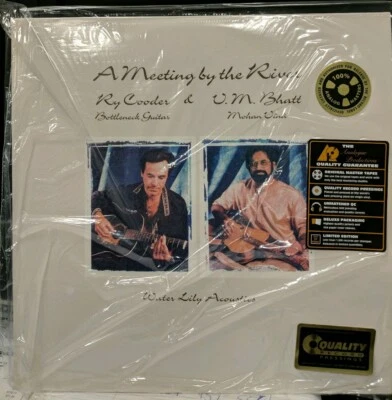 Ry Cooder & V.M. Bhatt A Meeting By The River 200g Vinyl 2LP-45rpm Sealed New - Image 1 of 3