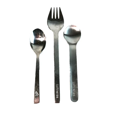 Konvolut LUFTHANSA HEPP Pforzheim Löffel Kaffeelöffel Edelstahl Gabel - Bild 1 von 3