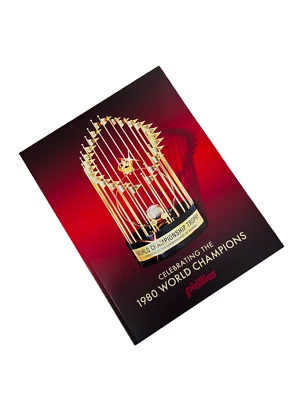 PHILADELPHIA PHILLIES 40TH ANNIVERSARY 1980 WORLD SERIES PROGRAM - Image 1 of 3