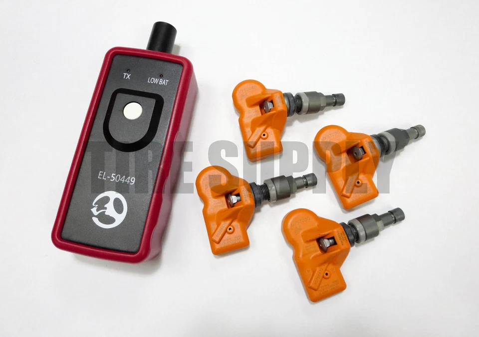 New 315 mhz TPMS Set Grey Stem & Reset Tool Fits 2010 - 2016 Ford Focus - Image 1 of 1