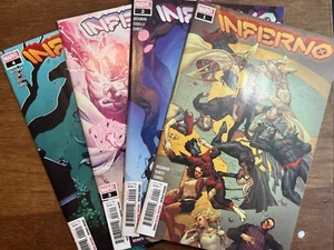 Inferno 1-4 Marvel Comics X-Men Hickman Krakoa Complete Series 2021 - Lot - Picture 1 of 5