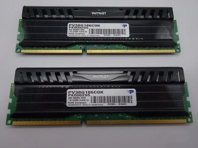 Patriot Memory Viper 8GB (2x4GB) DDR3 PV38G186C0K 1866Mhz 1.5V #R1437 - Bild 1 von 3