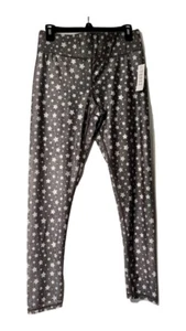 Terez hohe Taille Yoga Hose Leggings Sterne grau Damen Large neu mit Etikett Einzelhandel $ 95 - Bild 1 von 5