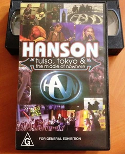 HANSON - TULSA, TOKYO & THE MIDDLE OF NOWHERE - VHS - Picture 1 of 3