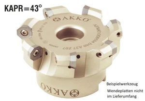 1 x BATERÍA 43° Cabezal de cuchillo plano ø 63 mm Z=6 con IK para OD.. 0504.. - Imagen 1 de 1