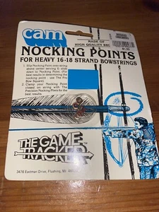 5 Pcs Vintage NOS Nock Points Archery String Nocking Bow String The Game Tracker - Picture 1 of 3