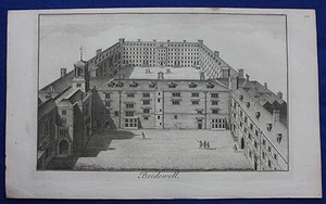 Original antique print LONDON, BRIDEWELL PRISON, Cole, Maitland, 1756 - Picture 1 of 2
