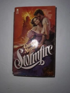 Stormfire BY Christine Monson, 1st Printing 1984 Vintage Avon Historical Romance - Picture 1 of 4