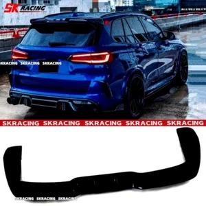 NEW Gloss Black Rear Window Roof Spoiler Wing Fits For 2020-2024 BMW X5M F95 - Picture 1 of 7