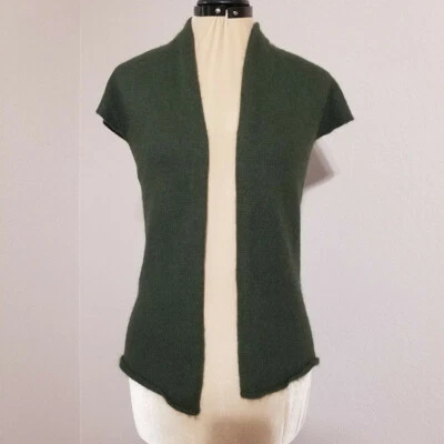 Suéter Chaleco David Bitton Mujer Angora Verde, Talla S/P Foto 1 de 4