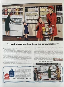 Supermercados A&P vintage 1941. Best Catch Today - At The Fish Depot - Imagen 1 de 1