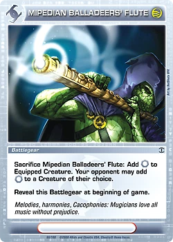 Chaotic Mipedian Balladeers' Flute 66/100 TOTT 1st Edition Foil Rare - Image 1 of 1