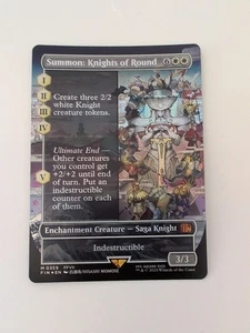 MTG: Summon: Knights of Round (Borderless 359) (Foil) - NM - FINAL FANTASY - Picture 1 of 4