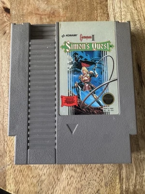 Castlevania II Simon's Quest NES Game Cartridge Nintendo Made in Japan - Image 1 of 2