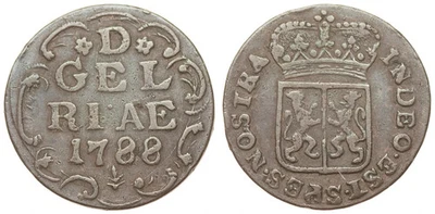 Province of Gelderland (Dutch Republic) - Duit 1788 - Image 1 of 3