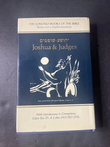 Joshua Judges (Soncino Books of the Bible) - Hardcover By A Cohen - GOOD - Picture 1 of 6