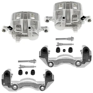 2 Bremssattel u 2 Halter für Mitsubishi L200 L400 Vorderachse links rechts - Picture 1 of 4