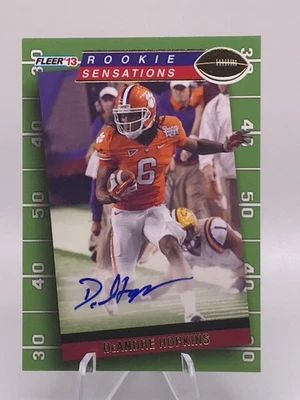 Deandre Hopkins 2013 Fleer Retro Fleer Rookie Sensations Autographs #RS-8 - Image 1 of 2