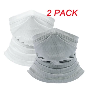 Face Mask Summer UV Protection Face Cover Neck Gaiter Scarf Sunscreen Bandana US - Picture 1 of 25