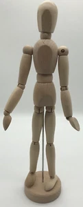 Art Class Wooden Figure Male Manikin Mannequin Wood Movable 13” New w/Out Tags - Picture 1 of 6
