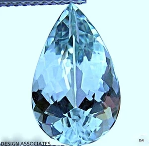 SCHWEIZER BLAUTOPAS 13,5x6 MM BIRNENSCHLIFF AAA - Bild 1 von 1