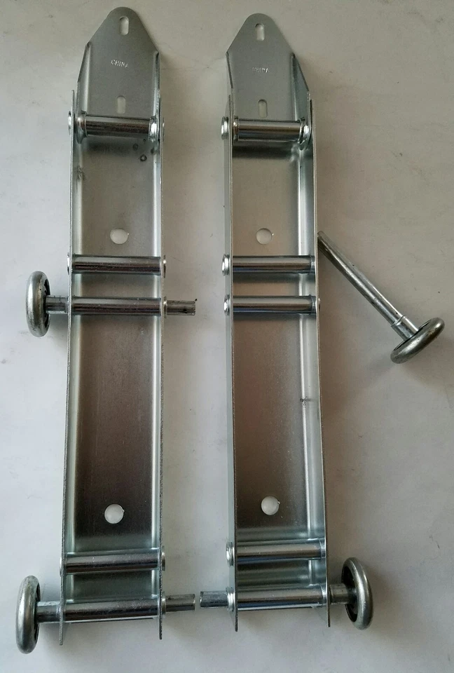 Novo Suporte de Giro Rápido para Porta de Garagem Baixo com Rolos de Aço - Par  - Imagem 1 de 1